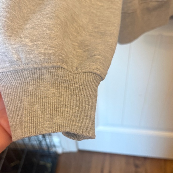 Rae Mode Heather Gray Half-Zip Sweater - Picture 7 of 9